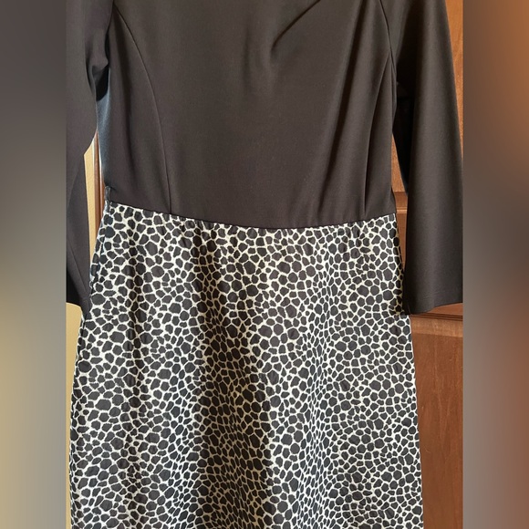 Weekend Max Mara Dress with Cropped Sleeves Brown Leopard Size L - Picture 4 of 16
